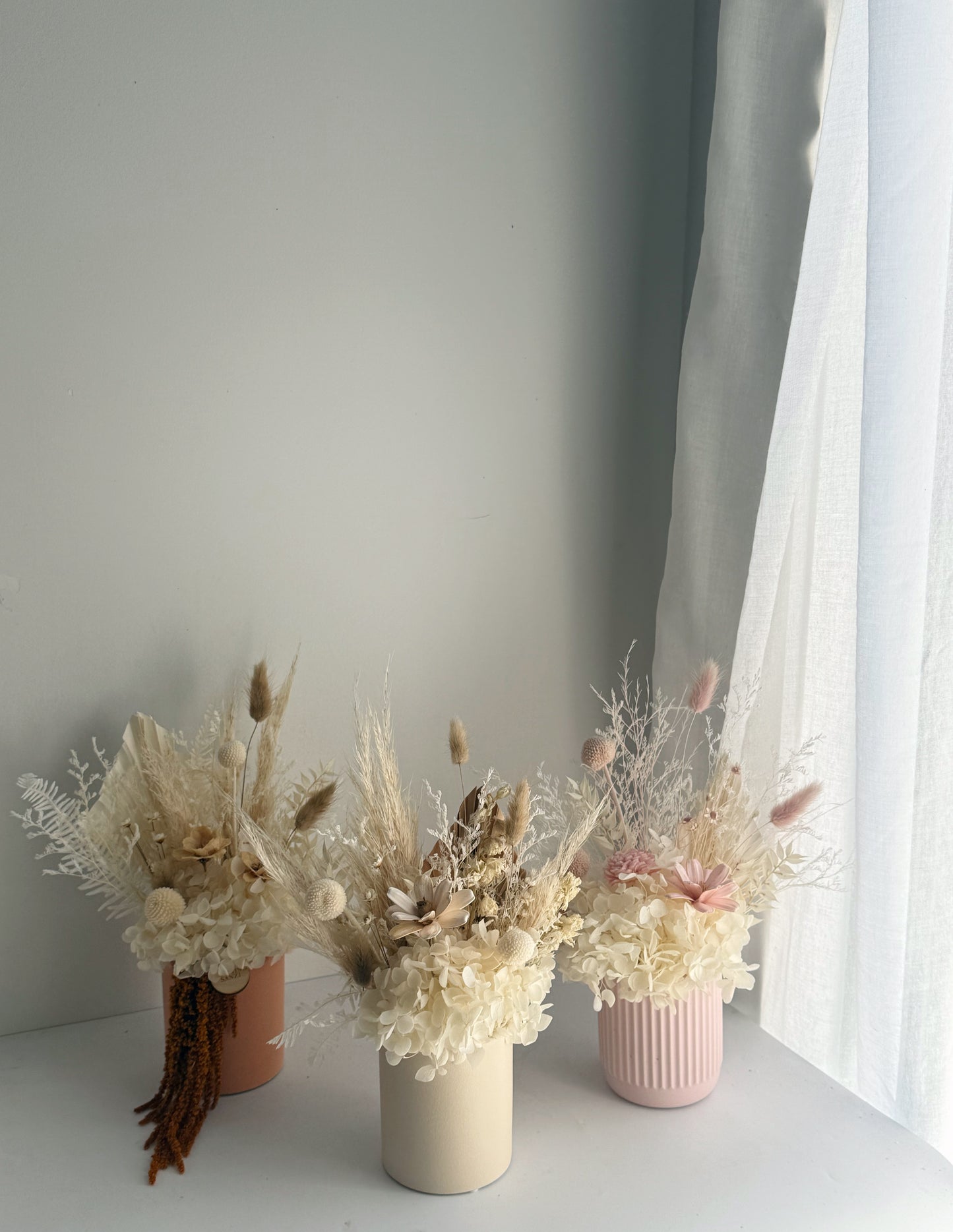 Mini Dried Flower Pot