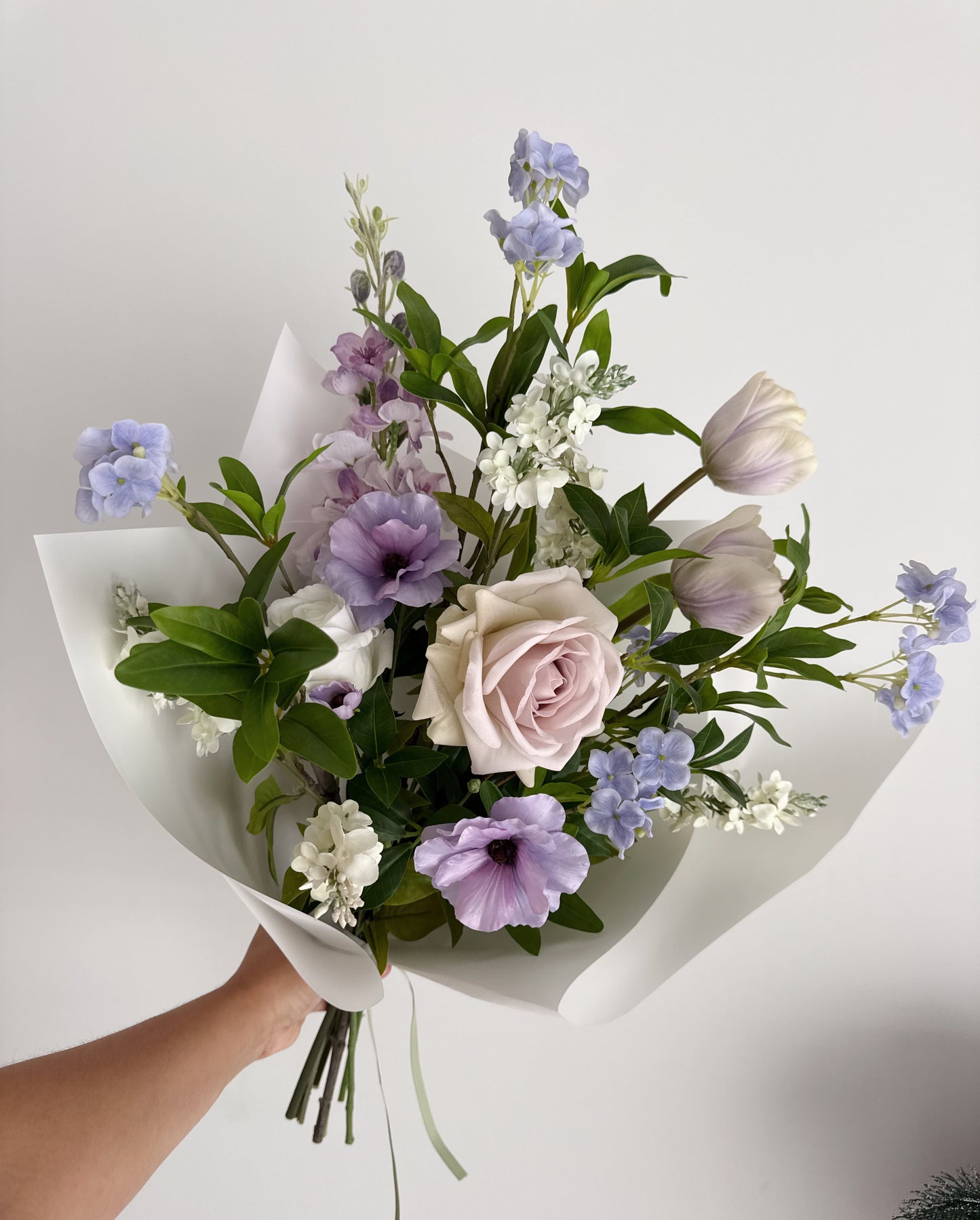 Lavender Garden Silk Bouquet