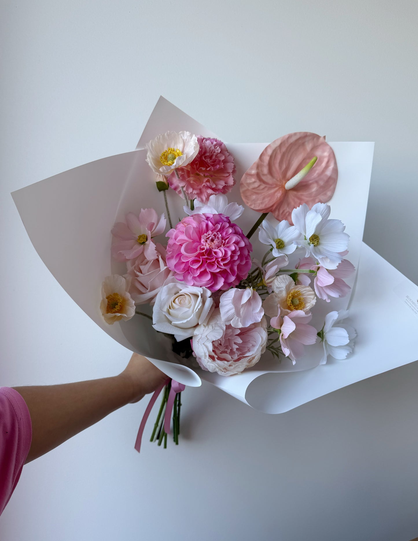 Pop of Pink Silk Bouquet