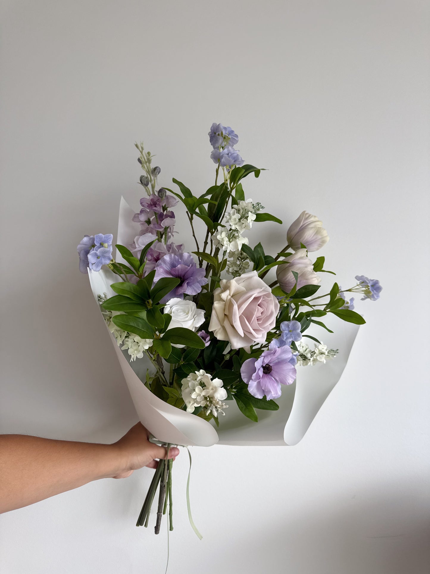 Lavender Garden Silk Bouquet