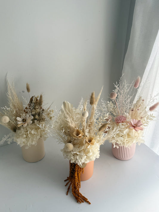 Mini Dried Flower Pot