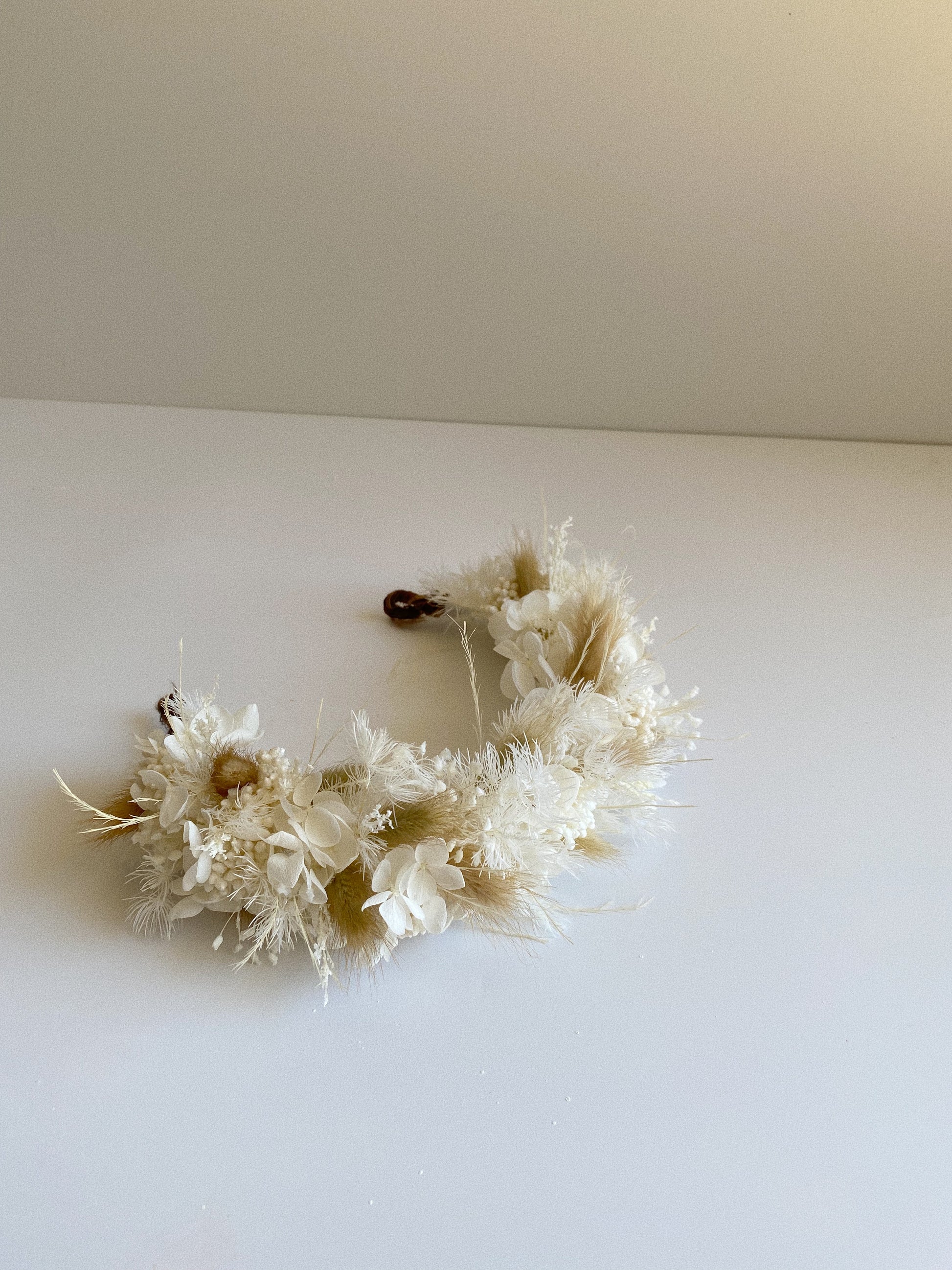 Luxe Neutral Flower Crown - Blooming Sanzi